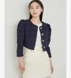 lily brownスプリングツイードジャケット