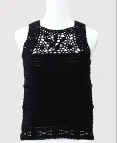 MARNO Chloe knit tops マーノ クロエニット ブラック - メルカリ