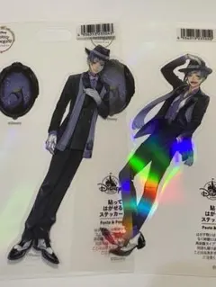 ツイステ　ステッカー　寮服　ジェイド　フロイド　リーチ　オクタ　ディズニーストア