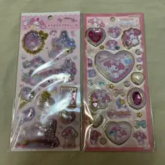 サンリオ マイメロディ キラキラカプセルシール キラキラジュエルシール 未使用