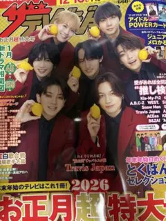 ザテレビジョン　TravisJapan 切り抜き