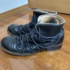 00s alfredoBANNISTERミックスレザー ギミックジョッパーブーツ - メルカリ
