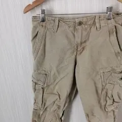 GAP　カーゴパンツ　メンズ　ベージュ　LIVED-IN SLIM