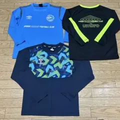 Umbro Hummel サッカーシャツ 3点セット 長袖 ロンT 130cm
