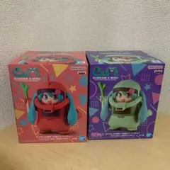 ガンダム45周年×初音ミク ザクぐるみ シャアザクぐるみ フィギュア 2点セット