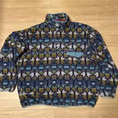 ク*リ様 Patagonia シンチラスナップT XXL フリース　総柄