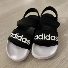 adidas スポーツサンダル ブラック/ホワイト