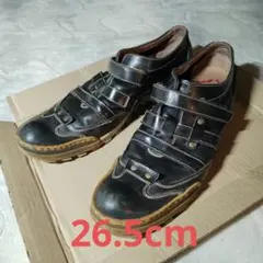 whoop'EE フーピー レザーベルクロスニーカー サイズ42