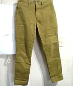 アーバンリサーチ ドアーズ ボトム 38 コットン キャメル 無地