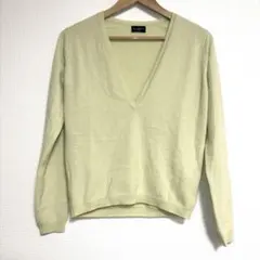 【マーガレットハウエル】カシミヤ100% Vネック ニット セーター