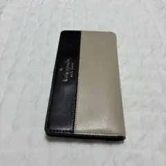 kate spade 長財布 ベージュ/ブラック