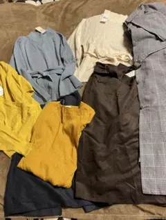 まとめ売り　レディース　新品　GU アベイル7点　ニットスカートコート　Ｓ　M