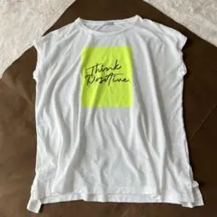 BEATRICE ベアトリス コットン フレンチスリーブ プリントTシャツ 38のサムネイル