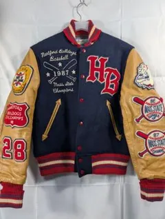 ホワイツビル フルデコ スタジャン 袖革 ショールカラー ワッペン 東洋 38 ホワイツビル フルデコ スタジャン 袖革 ショールカラー