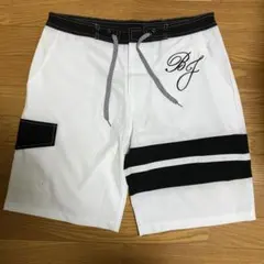BBJ ベストボディジャパン公式サーフパンツ(メンズ予選用) サイズS ホワイト 2022日本大会モデルBBJ公式競技用サーフパンツ | BEST BODY SHOP