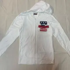 Lovetoxic ラブトキシック/白のロゴパーカーL160