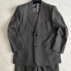 極美品 パパス カシミヤ混 セットアップ スーツ テーラードジャケット パンツ
