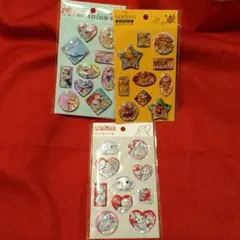 【送料込】Seria/Disneyウォーターシール3点