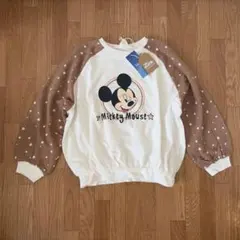 新品　ミッキー　薄手　トレーナー