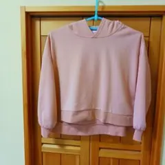 Mサイズ レディースパーカー　サーモンピンク