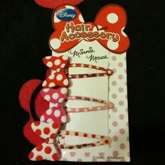 ミニーちゃんのヘアピン