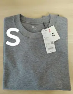 新品 UNIQLO C オーバーサイズスウェットシャツ グレー Ｓ ユニクロ