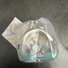 サンリオ　がまぐちキーホルダー　ポチャッコ➕キラキラステッカー