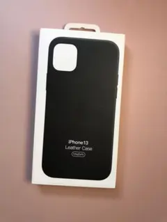 純正 iPhone 13 レザーケース　ミッドナイト 匿名発送