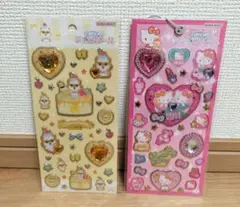 正規品　キラキラジュエルシール　キティ　コロコロクリリン