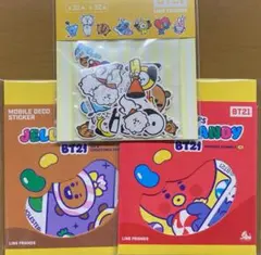 BTS BT21 フレークシール ステッカー