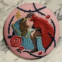 ディズニー　刺繍缶バッジ　眠れる森の美女