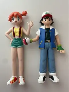 【モンコレ 初期】ポケモン サトシ カスミ フィギュア　レア レトロ TOMY