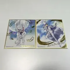 〔美品〕名探偵コナン　怪盗キッド　色紙アート2枚セット