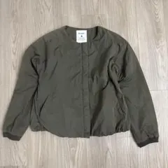 niko and ... オリーブ シンプル ブルゾン 40 アウター L