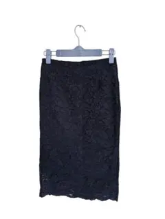 GUブラック レース タイトスカート