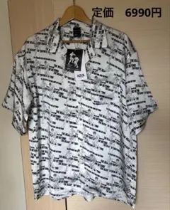 新品AZUL BY MOUSSY×ブレイキングダウン× 範馬刃牙コラボ総柄シャツのサムネイル