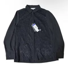 【タグ付新品】レースシャツ　洋服の青山　anchor woman 9号　ブラウスのサムネイル