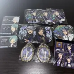 ツイステッドワンダーランド 缶バッチ キーホルダー ソックス メモ帳 セット