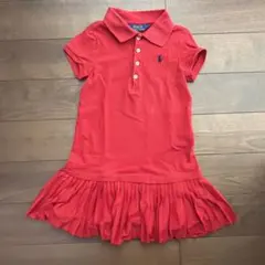 Polo Ralph Lauren レッド ワンピース 4/4T