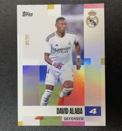 99枚限定 2024-25 Topps ダヴィド・アラバ　レアル・マドリー