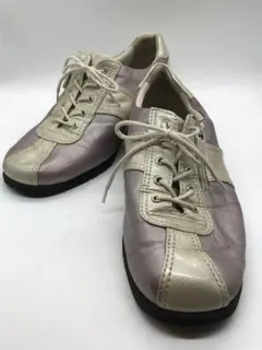 アシックス ASICS ペダラ スニーカー 23,5cm メタル系 パープル系