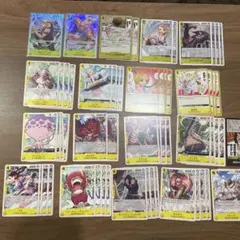 黄ルフィ デッキ調整パーツ 神の島の冒険　ゾロSR ワイパーSR付き