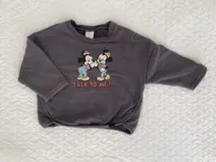 バースデイ　futafuta ミッキー　裏起毛トレーナー