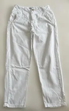 ZARA 白　デニム