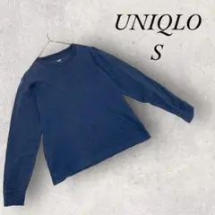 UNIQLO S ソフトタッチクルーネック 長袖 無地 カジュアル プルオーバー