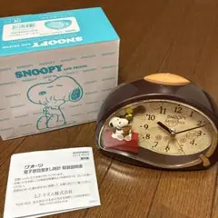 *新品 未使用 スヌーピー クオーツ 目覚まし時計*