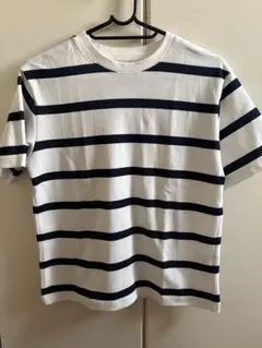 UNIQLO ストライプ Tシャツ 150白黒