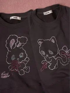 【FURFUR×foxy illustrations】ラインストーンスウェットのサムネイル
