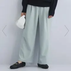 新品　オルマイ ウラキモウ ワイドパンツ マシンウォッシャブル　ストレッチ防シワ