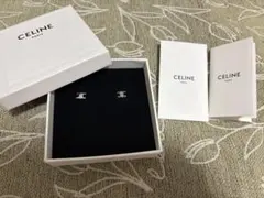 美品】CELINE シルバー フックピアス - メルカリ